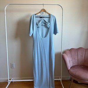 Lioness | Blue Cutout Maxi Dress Size XL